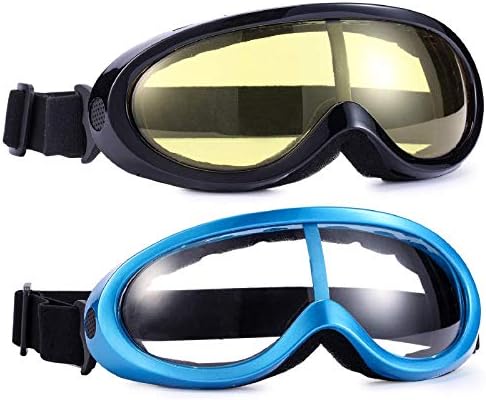 Rngeo Ski Goggles, Pack of 2, Snowboard Goggles for Kids, Boys & Girls, Youth, Men & Women, with...
