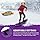 The Original Geospace Sledsterz Kids Beginner Snowboard for Winter Fun on Snow, with Adjustable Step-in Bindings; for Kids Between 4 to 12 Years Old